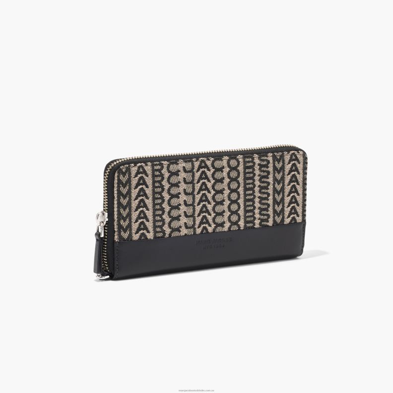 JLX82256 Marc Jacobs monogram jacquard kontinental plånbok