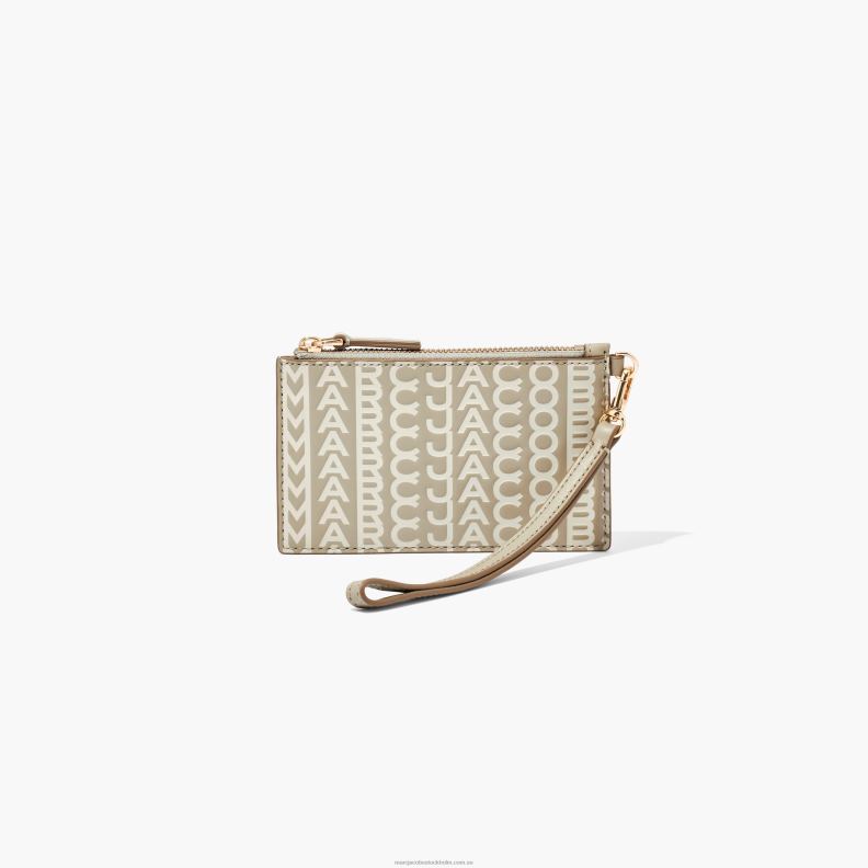 JLX82269 Marc Jacobs armband med dragkedja i monogram läder