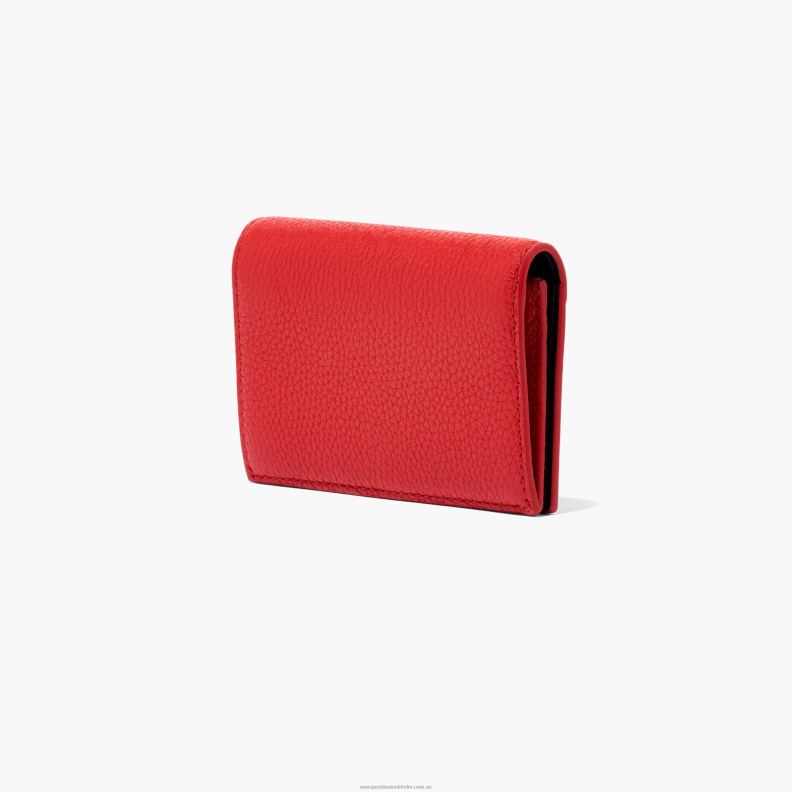 JLX82288 Marc Jacobs den lilla bifoldiga plånboken i läder