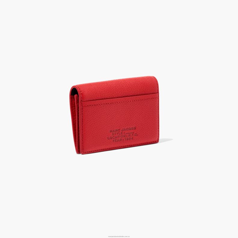 JLX82288 Marc Jacobs den lilla bifoldiga plånboken i läder