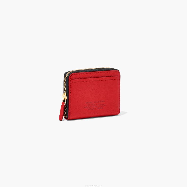 JLX82289 Marc Jacobs läderdragkedjan runt plånboken
