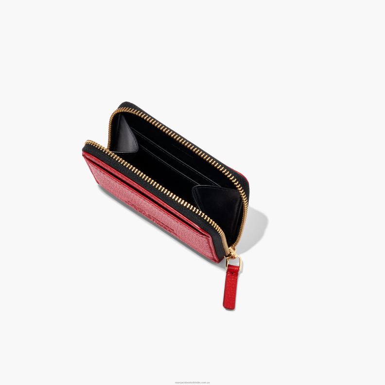 JLX82289 Marc Jacobs läderdragkedjan runt plånboken