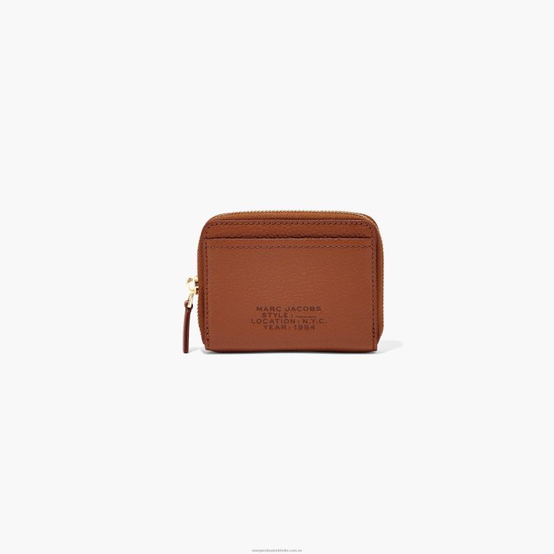 JLX82293 Marc Jacobs läderdragkedjan runt plånboken