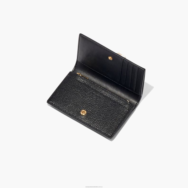 JLX82297 Marc Jacobs den lilla bifoldiga plånboken i läder