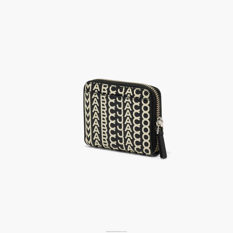 JLX82304 Marc Jacobs dragkedja i monogramläder runt plånboken