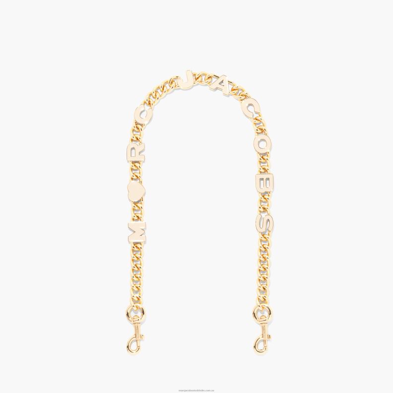 JLX82363 Marc Jacobs hjärtat charm kedja axelrem