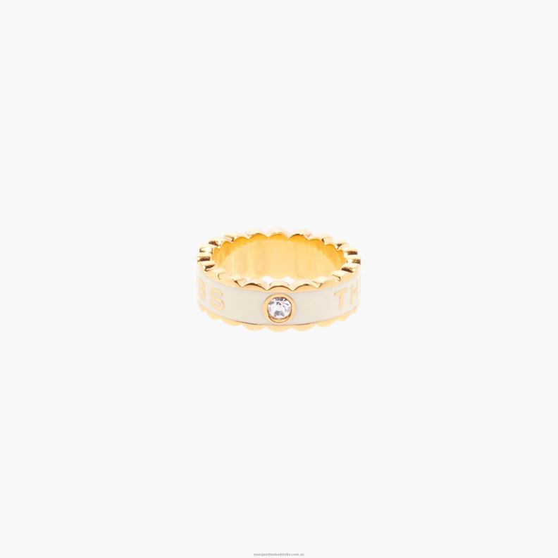 JLX82470 Marc Jacobs pilgrimsmussla medaljongringen